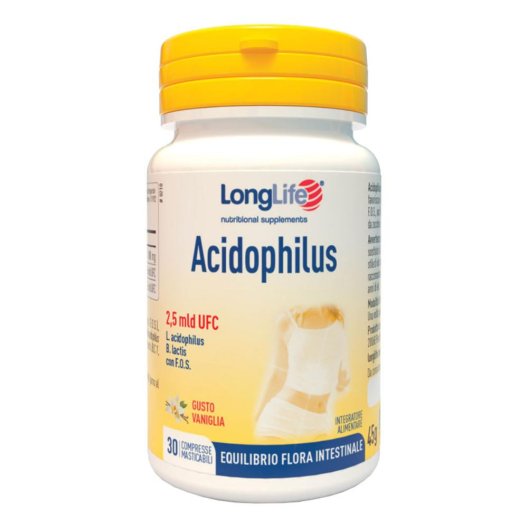 LONGLIFE ACIDOPHILUS 30CPR MAS