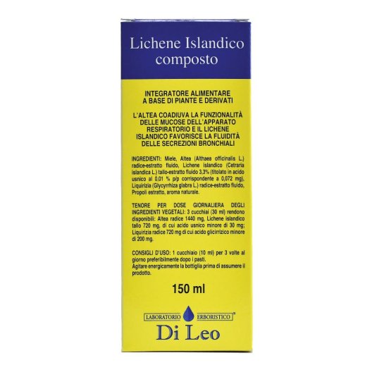 LICHENE SCIR 150ML DI LEO LICHENE SCIR 150ML DI LEO
