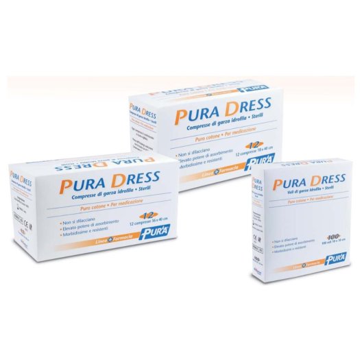 PURA DRESS GARZA 18X40CM 12PZ PURA DRESS GARZA 18X40CM 12PZ