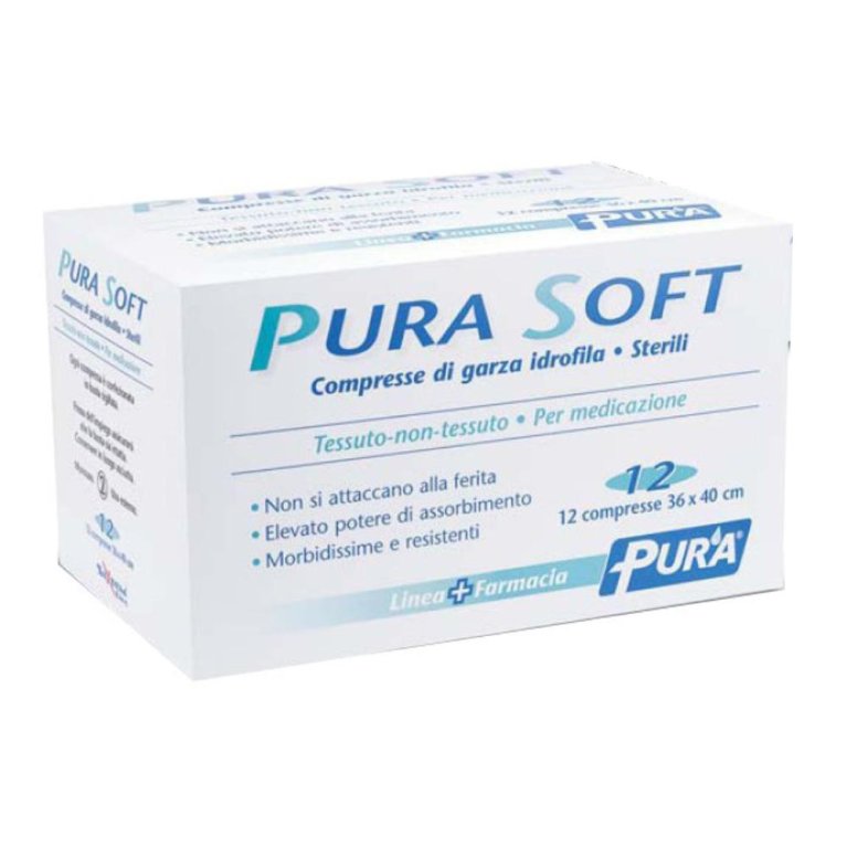 PURA SOFT GARZA 36X40CM 12PZ PURA SOFT GARZA 36X40CM 12PZ