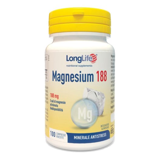 LONGLIFE MAGNESIUM 188 100CPR LONGLIFE MAGNESIUM 188 100CPR