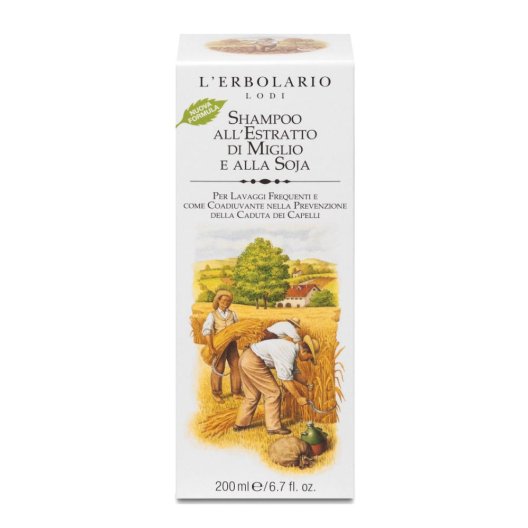 SHAMPOO MIGLIO/SOIA 200ML "L'E SHAMPOO MIGLIO/SOIA 200ML "L'E
