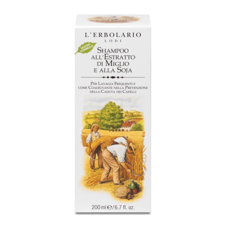 SHAMPOO MIGLIO/SOIA 200ML "L'E
