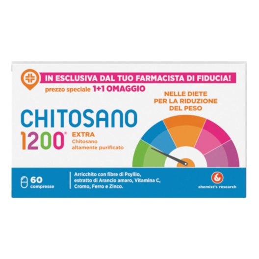 CHITOSANO 1200 EXTRA 60CPR CHITOSANO 1200 EXTRA 60CPR