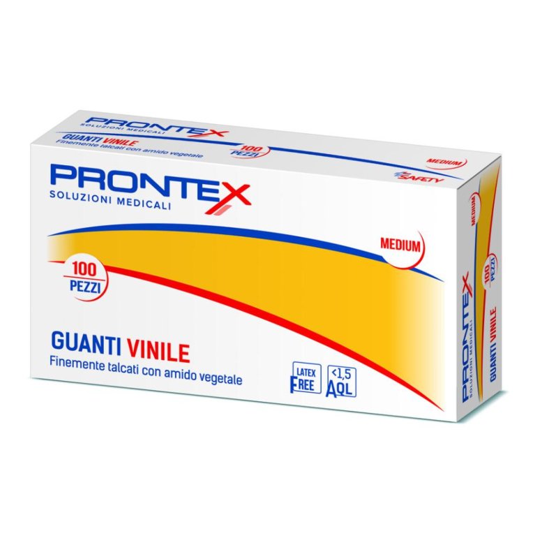 PRONTEX GUANTO VINILE M 100PZ PRONTEX GUANTO VINILE M 100PZ