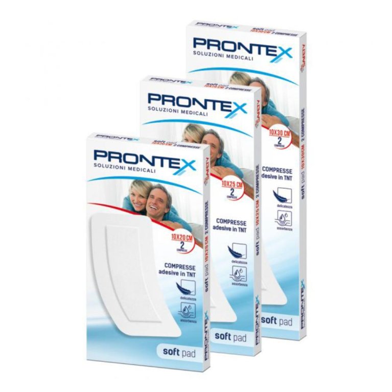 GARZA PRONTEX SOFT 10X30CM 2PZ GARZA PRONTEX SOFT 10X30CM 2PZ