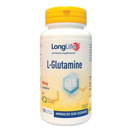 Longlife L-glutamine 500 mg - 100 capsule