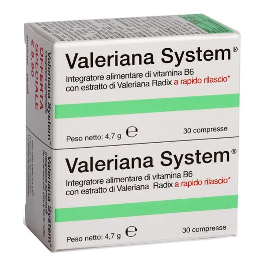 VALERIANA SYSTEM 30CPR+30CPR VALERIANA SYSTEM 30CPR+30CPR