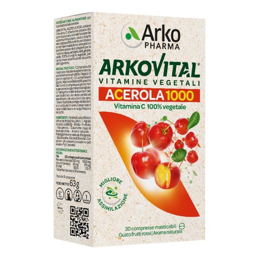 ARKOVITAL ACEROLA 1000 30CPR ARKOVITAL ACEROLA 1000 30CPR
