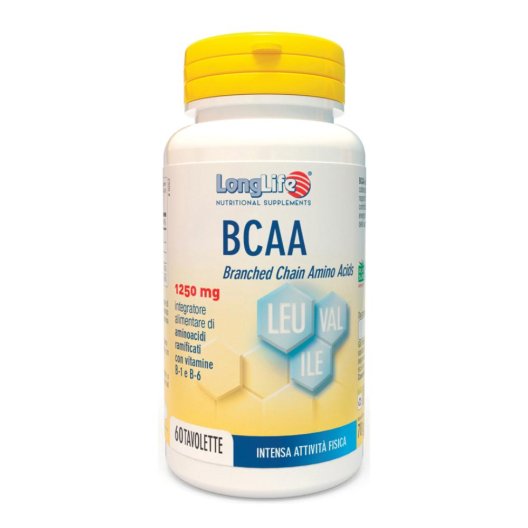 LONGLIFE BCAA 1250MG 60TAV LONGLIFE BCAA 1250MG 60TAV