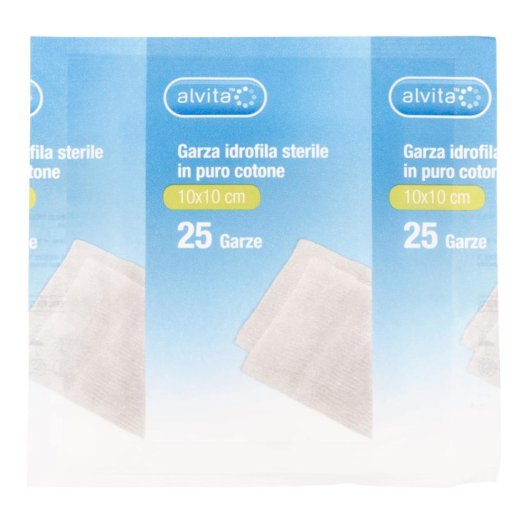 ALVITA GARZA IDROF 10X10 25PZ