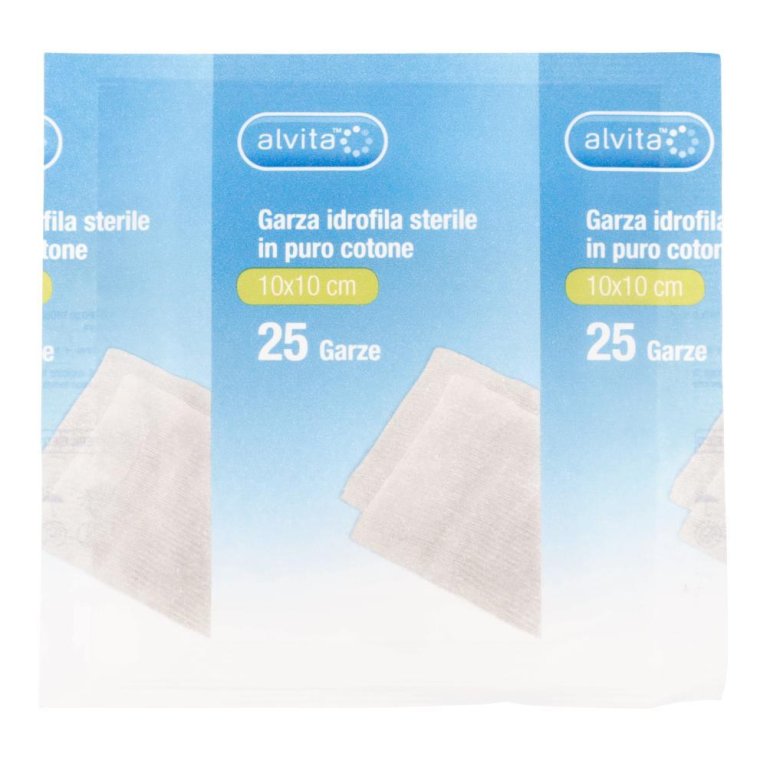 ALVITA GARZA IDROF 10X10 25PZ