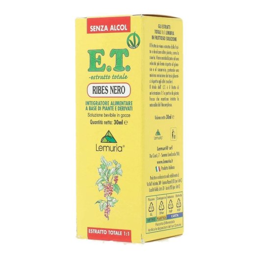 RIBES NERO E.T. 30ML LEMURIA RIBES NERO E.T. 30ML LEMURIA