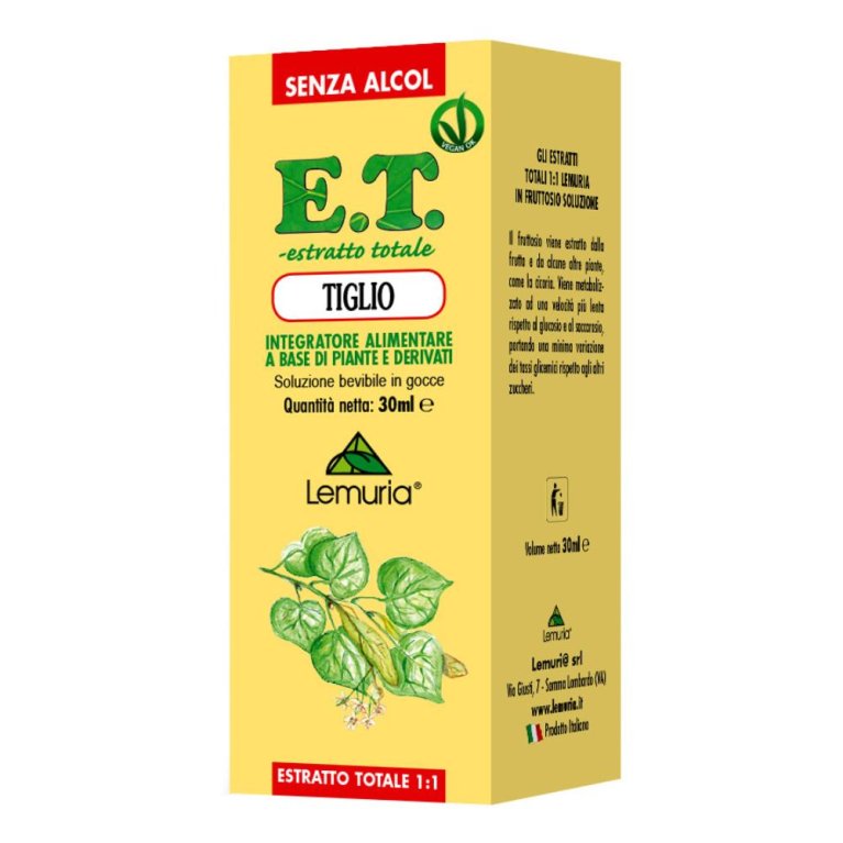 TIGLIO E.T. 30ML LEMURIA TIGLIO E.T. 30ML LEMURIA