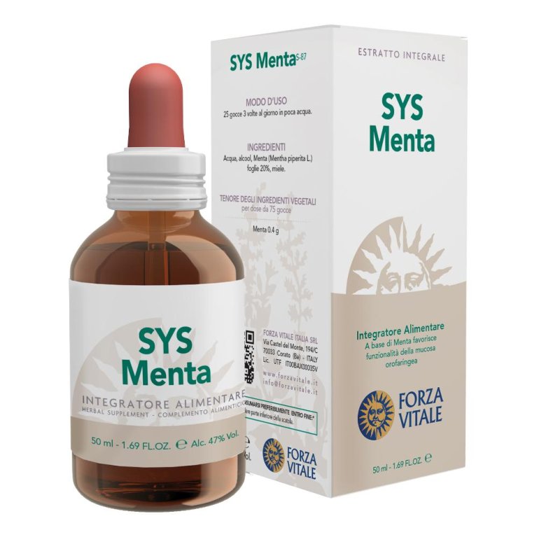 SYS MENTA GOCCE 50ML SYS MENTA GOCCE 50ML