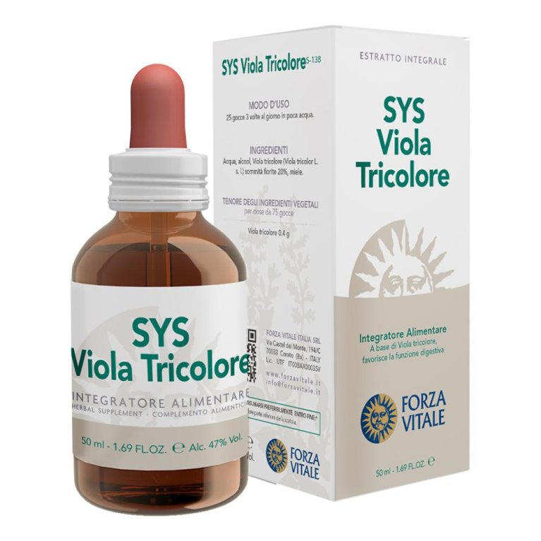 SYS VIOLA TRICOLORE GOCCE 50ML SYS VIOLA TRICOLORE GOCCE 50ML