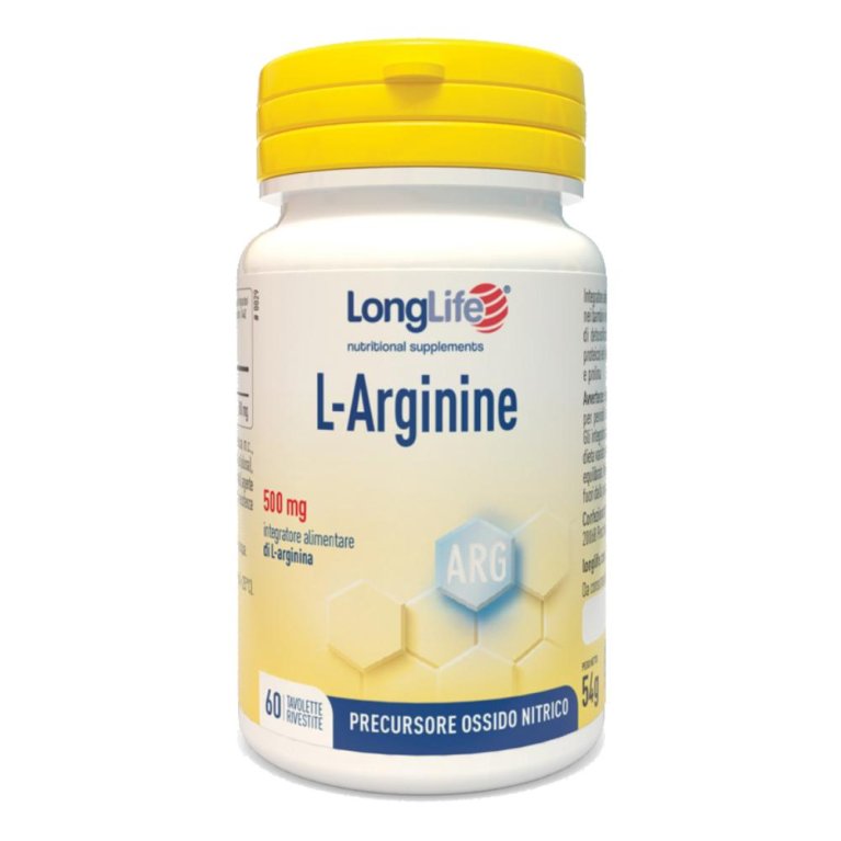 Longlife L-Arginina 500 mg - 60 compresse