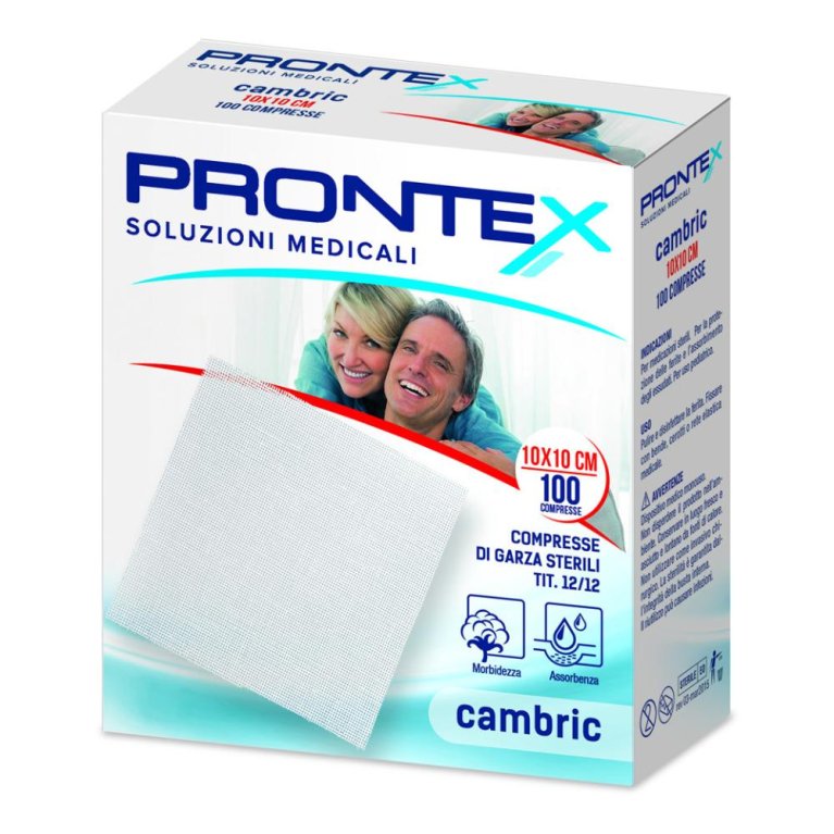 GARZA PRONTEX 10X10CM 100PZ GARZA PRONTEX 10X10CM 100PZ
