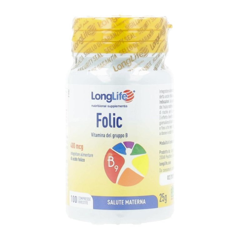 LONGLIFE FOLIC 400MCG 100CPR