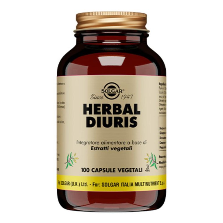 HERBAL DIURIS 100CPS VEG HERBAL DIURIS 100CPS VEG