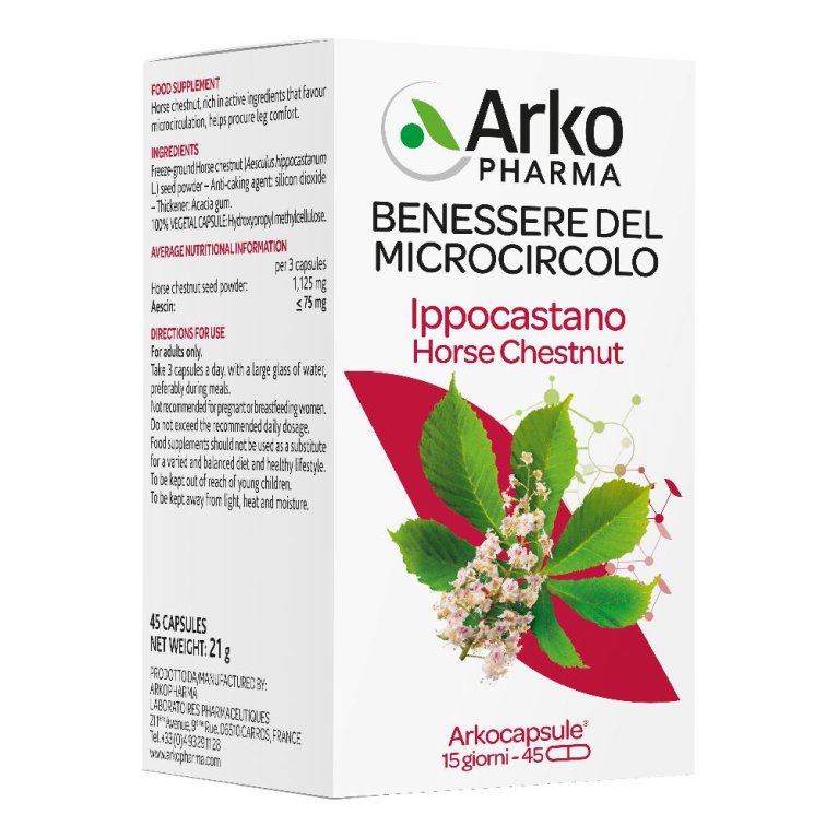 ARKOCAP*IPPOCASTANO 45CPS ARKOCAP*IPPOCASTANO 45CPS