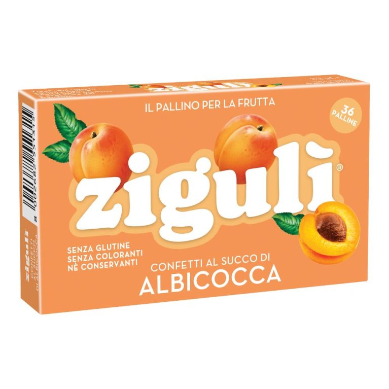 ZIGULI ALBICOCCA 36PALLINE 22G ZIGULI ALBICOCCA 36PALLINE 22G