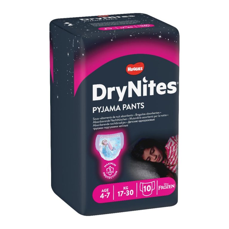HUGGIES DRYNITES GIRL4/7AN 10P HUGGIES DRYNITES GIRL4/7AN 10P