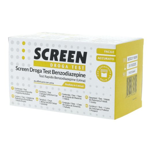 SCREEN DROGA TEST BENZODIAZEPI SCREEN DROGA TEST BENZODIAZEPI