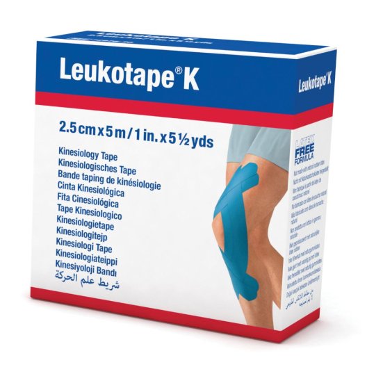 LEUKOTAPE K TAPING 2,5X500 BLU LEUKOTAPE K TAPING 2,5X500 BLU