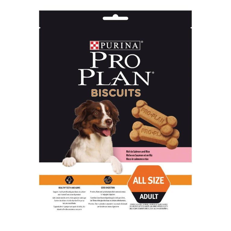 PROPLAN CANE BISC SALM&RI 400G