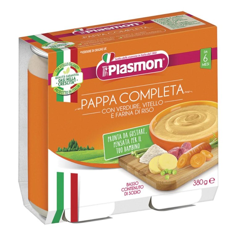 PLASMON OMOG PAPPE VIT/VER/RIS PLASMON OMOG PAPPE VIT/VER/RIS