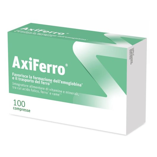 AXIFERRO 100CPR * NO GLUTINE* AXIFERRO 100CPR * NO GLUTINE*