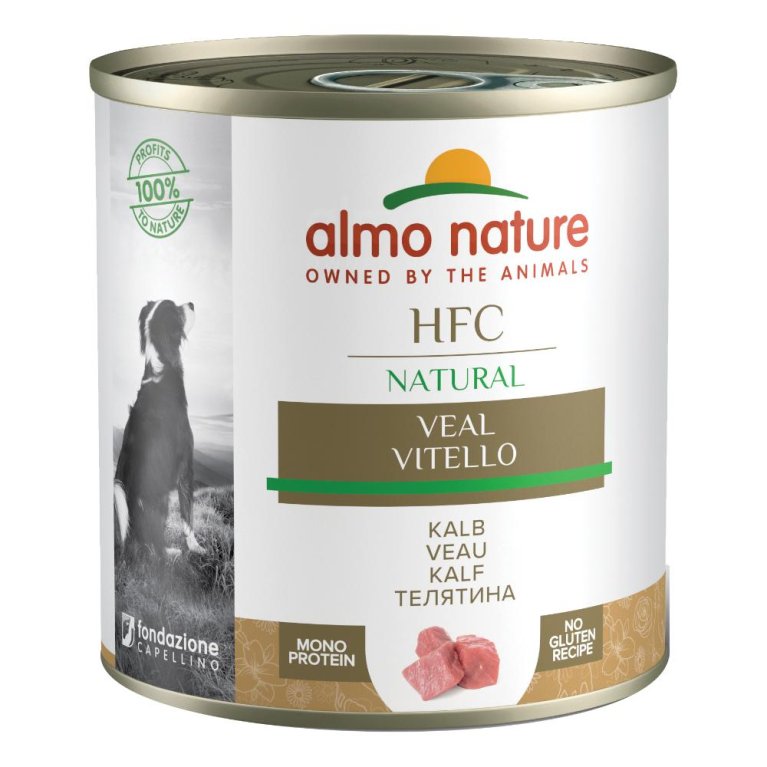 ALMO DOG NATURE 290 GR VITELLO ALMO DOG NATURE 290 GR VITELLO