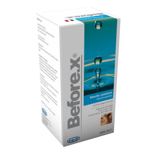 Before-x per lavaggi auricolari e cutanei - 2 flaconi da 100 ml per cani e gatti Before-x per lavaggi auricolari e cutanei - 2 flaconi da 100 ml per cani e gatti