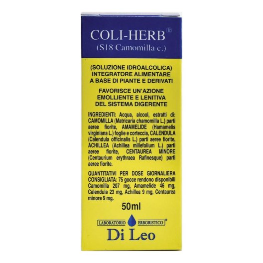 COLI HERB S18 CAMOMILLA 50ML COLI HERB S18 CAMOMILLA 50ML