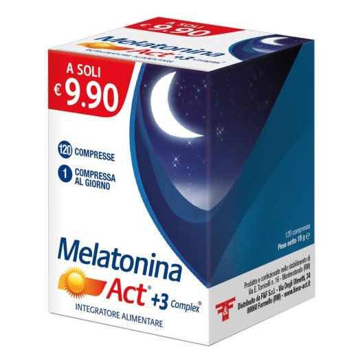 MELATONINA ACT 1MG+3COMP120CPR MELATONINA ACT 1MG+3COMP120CPR