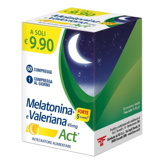 MELATONINA ACT 1MG+VAL+5C60CPR MELATONINA ACT 1MG+VAL+5C60CPR