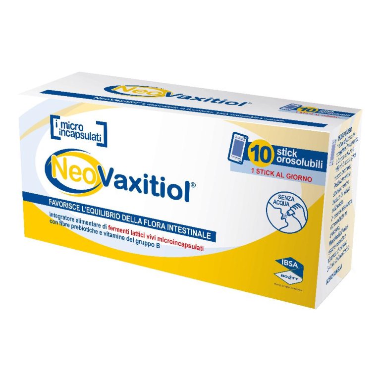 NEOVAXITIOL OROSOLUBILE 10STIC NEOVAXITIOL OROSOLUBILE 10STIC