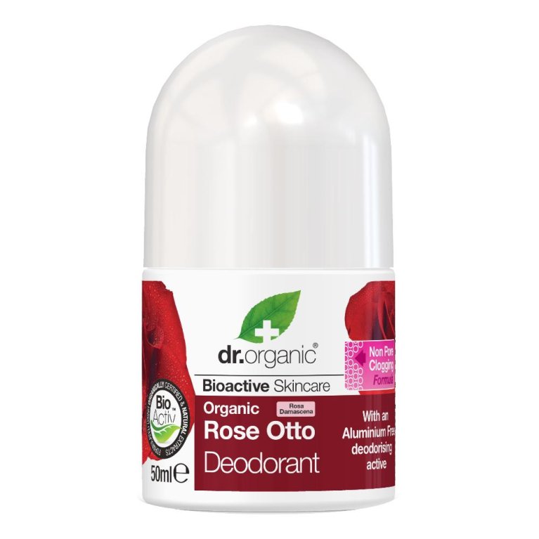 DR ORGANIC ROSE DEODORANT 50ML DR ORGANIC ROSE DEODORANT 50ML