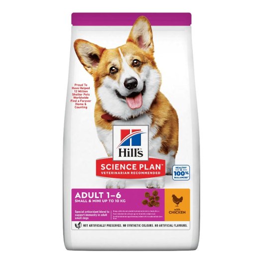 SP CANINE AD SM&MIN CKN 1,5KG