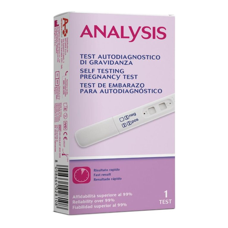 CH TEST DI GRAVID ANALYSIS 1PZ CH TEST DI GRAVID ANALYSIS 1PZ