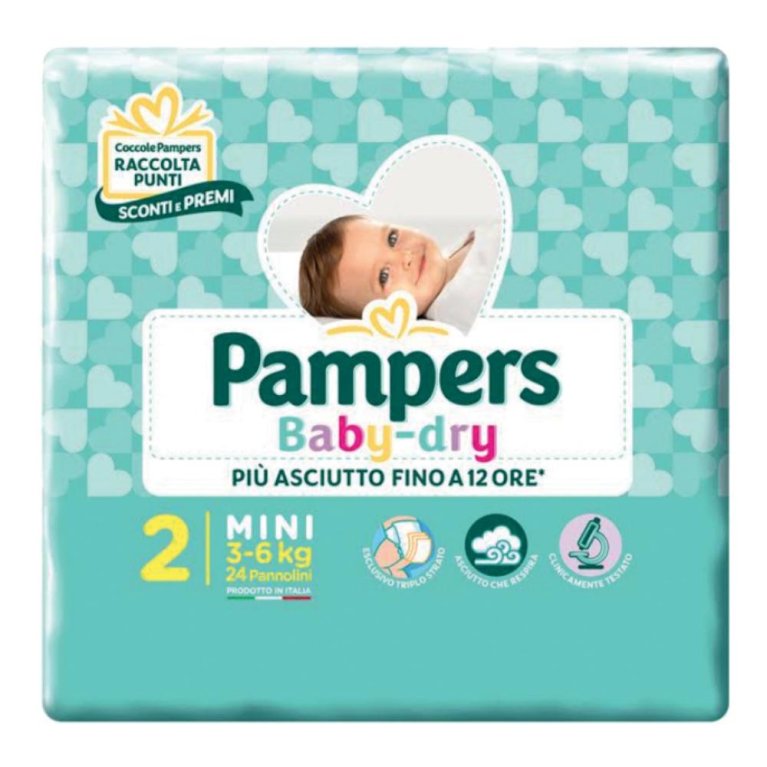 PAMPERS BD DOWNCOUNT MINI 24PZ PAMPERS BD DOWNCOUNT MINI 24PZ