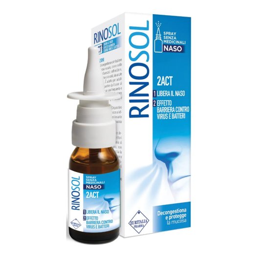 RINOSOL 2ACT SPRAY NASALE 15ML RINOSOL 2ACT SPRAY NASALE 15ML