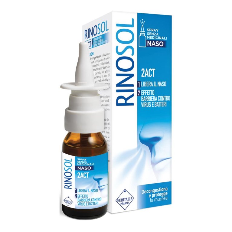 RINOSOL 2ACT SPRAY NASALE 15ML RINOSOL 2ACT SPRAY NASALE 15ML