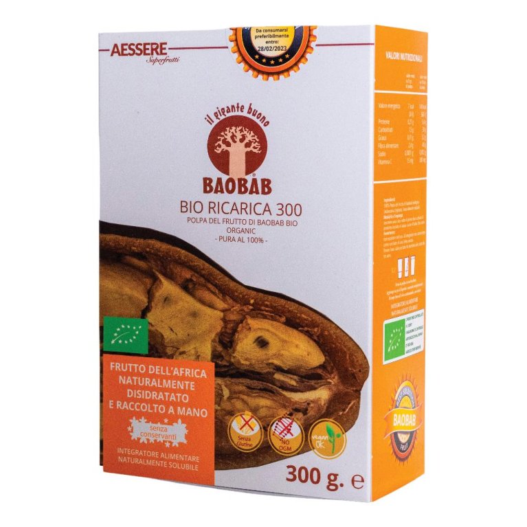 BAOBAB AESSERE RIC BIO 300G BAOBAB AESSERE RIC BIO 300G