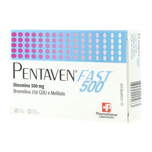 PENTAVEN FAST 500 20CPR