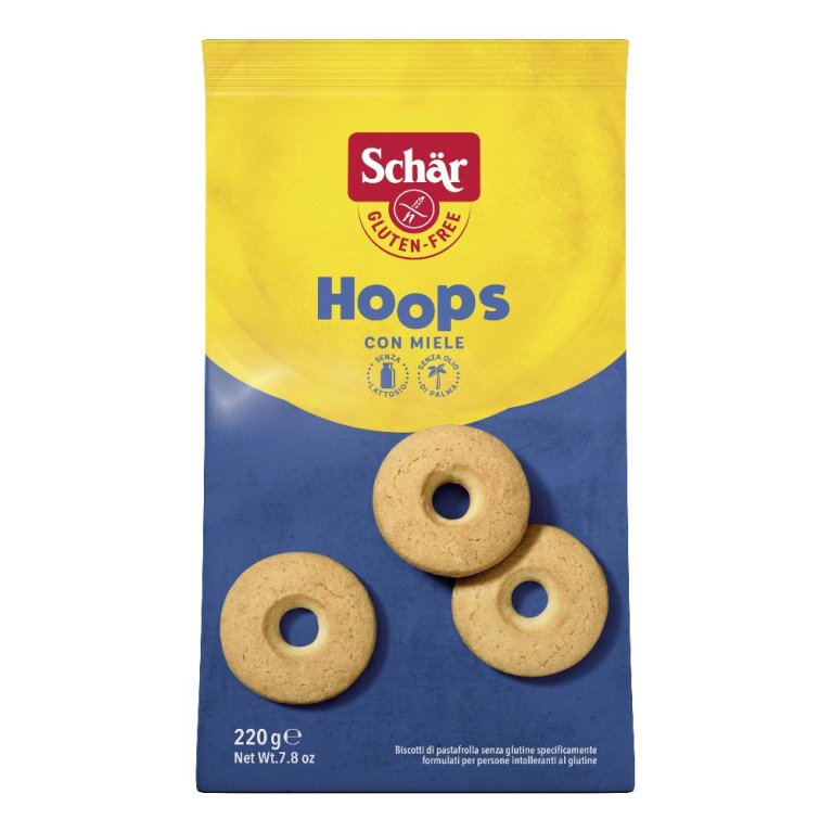 SCHAR BISCOTTI HOOPS 220G