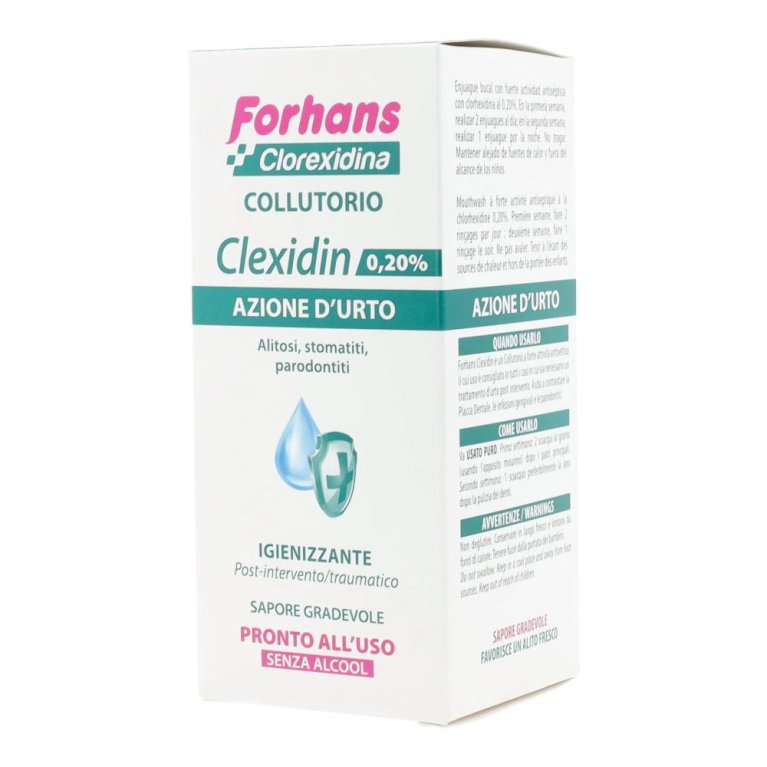 FORHANS CLEXIDIN 0,20 S/ALCOOL