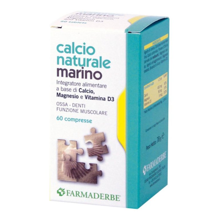 CALCIO NATURALE MARINO 60CPR CALCIO NATURALE MARINO 60CPR