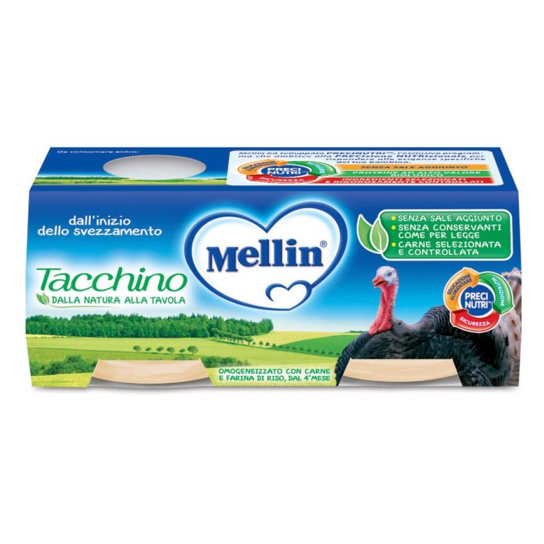MELLIN OMOG TACCHINO 2X80G MELLIN OMOG TACCHINO 2X80G